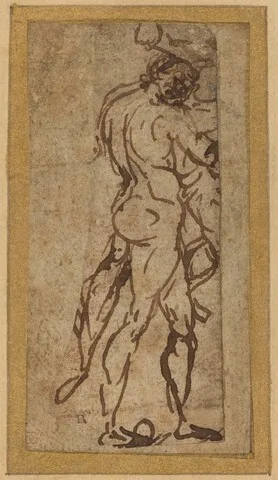 Michelangelo, Two Nudes Fighting