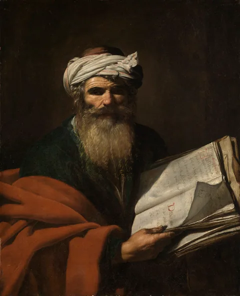 Caravaggio, Prophet with book