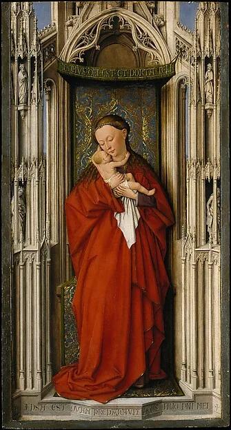 Jan van Eyck, Virgin and Child in a Niche