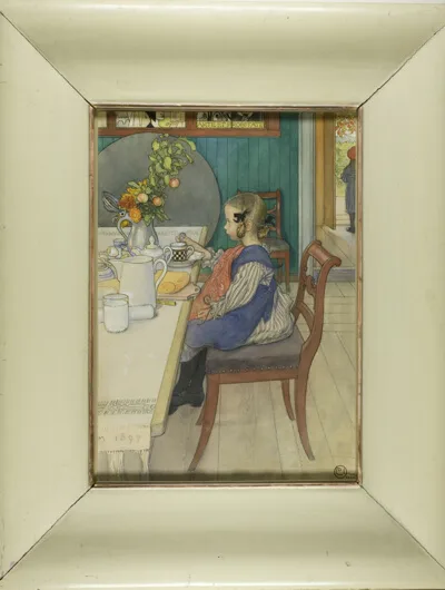Carl Larsson, Little Lie-A-Bed's Sad Breakfast