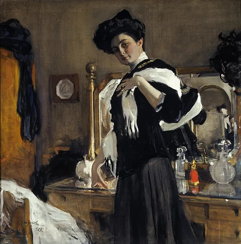 Valentin Serov, Portrait of Henriette Girshman