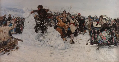 Vasily Surikov, Taking a Snow Town