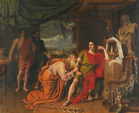Alexander Ivanov, Priam asks Achilles to return Hector's body