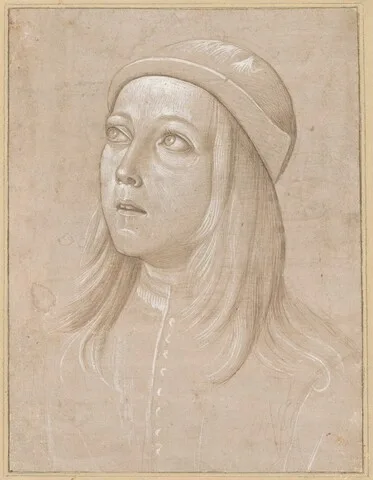 Pinturicchio, Head of a Youth Looking Up