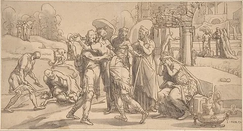 Pieter Aertsen, Raguel's Reception of Tobias at Ecbatana