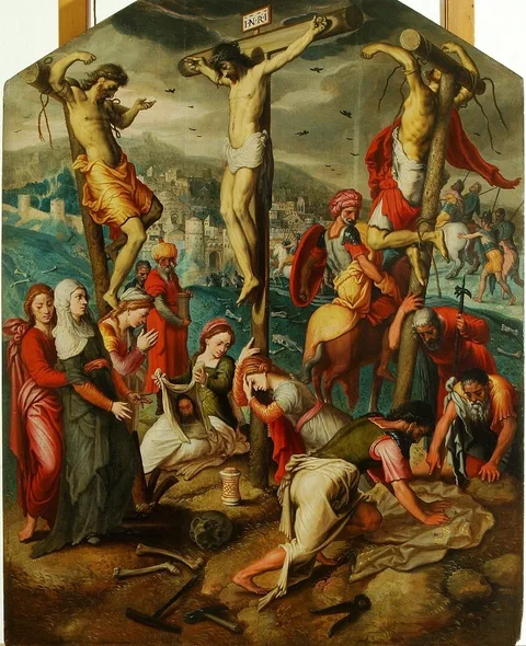 Pieter Aertsen, Christ on the Cross