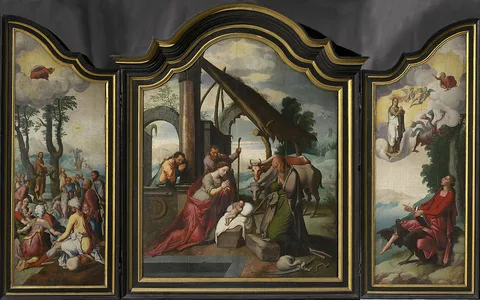 Pieter Aertsen, Triptych of the Adoration of the Shepherds