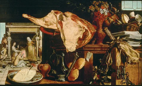 Pieter Aertsen, Christ with Mary and Martha