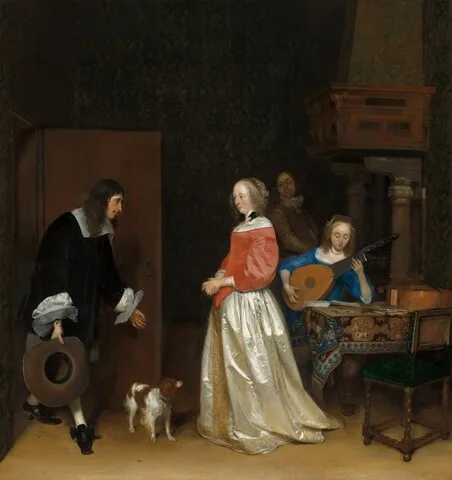 Gerard ter Borch, The Suitor's Visit