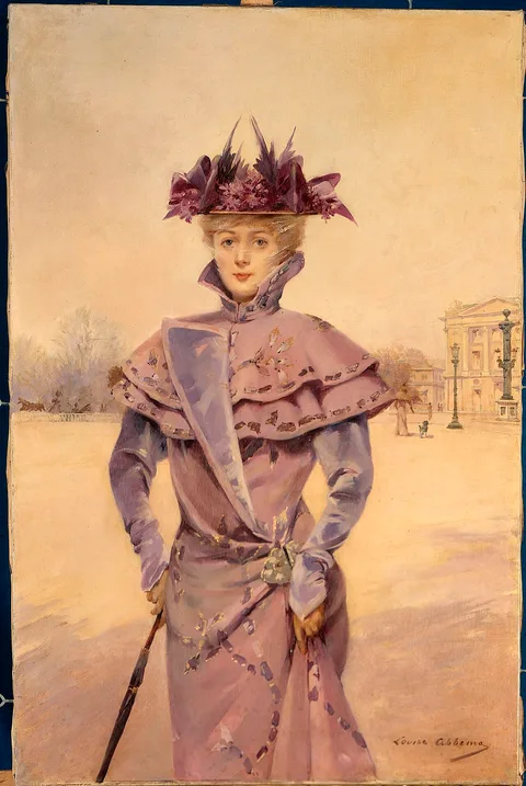 Louise Abbéma, Elégante, Place de la Concorde