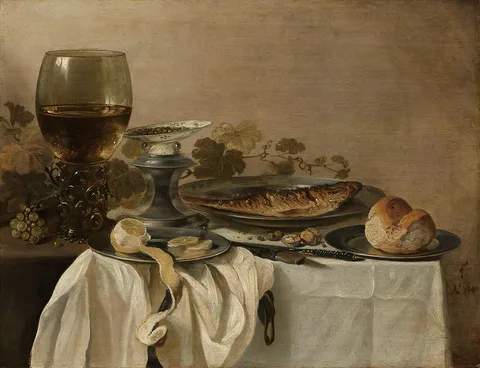 Pieter Claesz, Still life with a fish