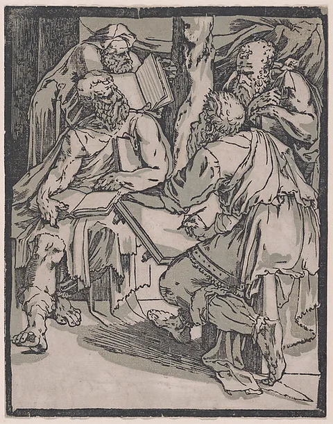 Domenico Beccafumi, Four Doctors of the Church