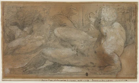 Domenico Beccafumi, Three Male Nudes