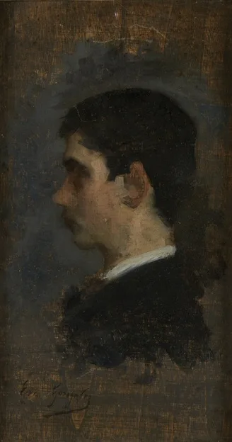 Eva Gonzalès, Profile of a Young Man