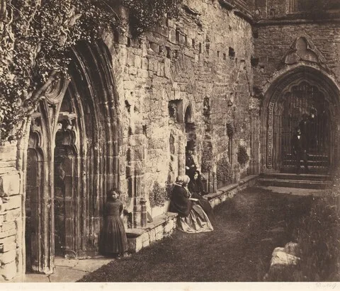 Roger Fenton, The Cloisters, Tintern Abbey