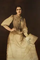 Anna Bilińska-Bohdanowicz, Self-portrait (unfinished)