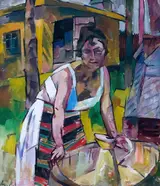 Aristarkh Lentulov, During the Laundry