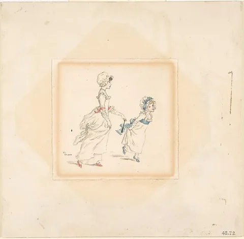 Kate Greenaway, Woman and Child