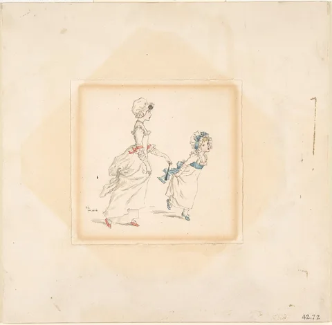 Kate Greenaway, Woman and Child