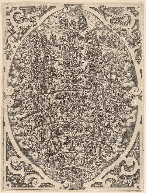 Jost Amman, The Hierarchy of the Heavens
