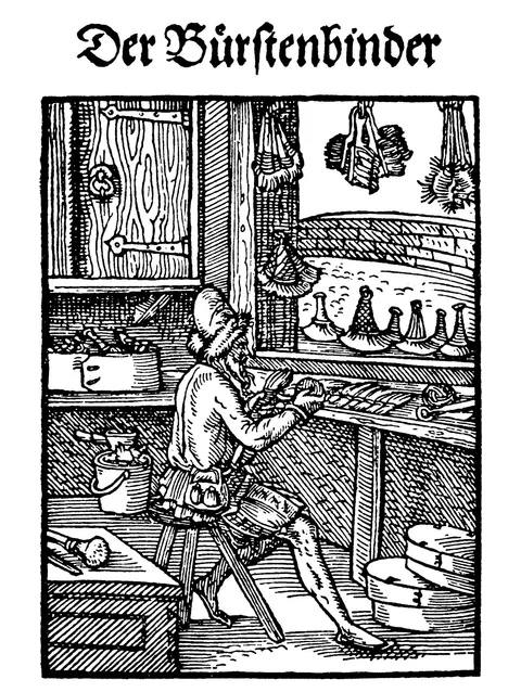 Jost Amman, The brushmaker