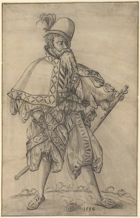 Jost Amman, An Officer of the Rank of 'Oberster Feldprofoss' in the Imperial Army