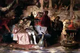 Karl von Piloty, Henry VIII with Anne Boleyn at Cardinal Wolsey's ball