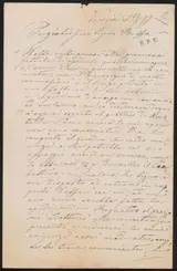 Antonio Rotta, Brief aan Frans Buffa
