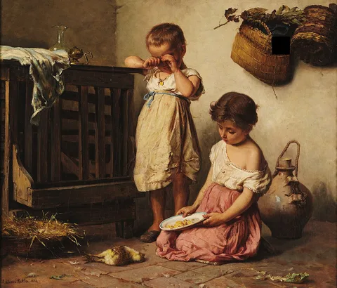 Antonio Rotta, The death of the chick