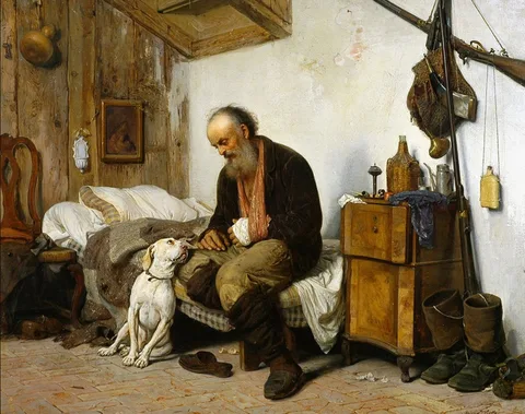 Antonio Rotta, Owner with dog