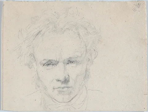 Christen Købke, Portrait of the Sculptor Hermann Ernst Freund