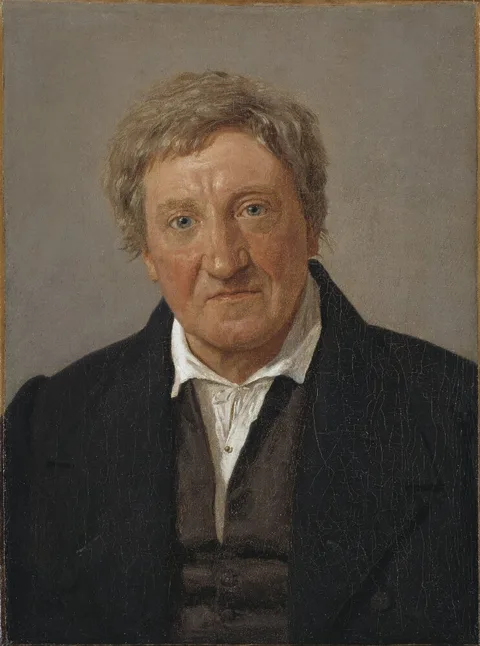 Christen Købke, Portrait of Peter Petersen, the Artist's Uncle
