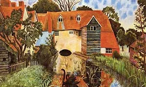Dora Carrington, The Mill at Tidmarsh