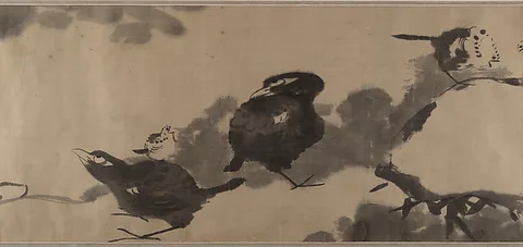 Bada Shanren, Birds in a lotus pond