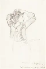 Laura Theresa Alma-Tadema, Young Girl Dressing