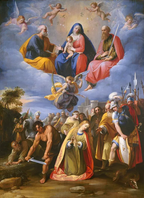 Giuseppe Cesari, Martyrdom of Saint Margaret