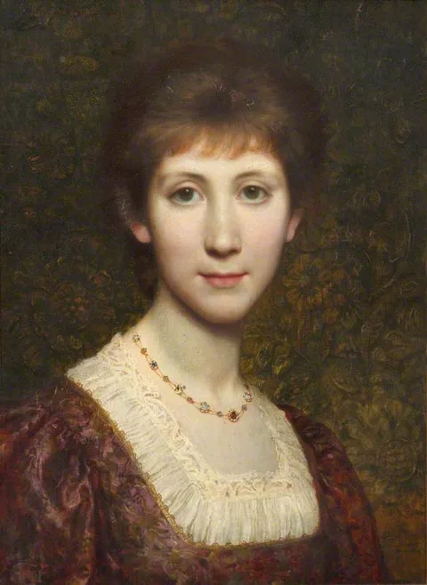 Frank Bernard Dicksee, Miss Elsie (Elspeth) Thomson, later Mrs Kenneth Grahame (1862-1946)