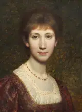 Frank Bernard Dicksee, Miss Elsie (Elspeth) Thomson, later Mrs Kenneth Grahame (1862-1946)