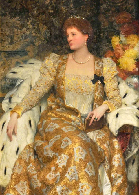 Frank Bernard Dicksee, Alice Anne Graham-Montgomery, Duchess of Buckingham and Chandos and Countess Egerton of Tatton (1847-1931)
