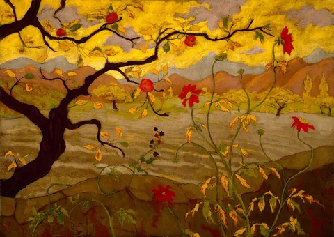 Paul Ranson, Apple Tree with Red Fruit