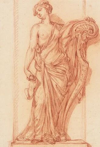 Augustin Pajou, The Muse Terpsichore