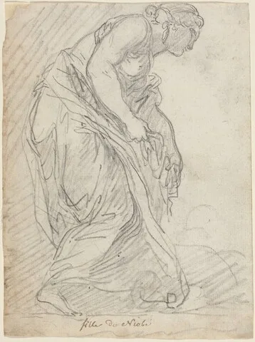 Augustin Pajou, One of Niobe's Daughters