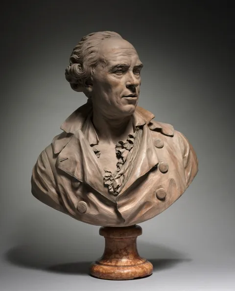 Augustin Pajou, Portrait of Hubert Robert