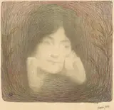 Edmond Francois Aman-Jean, Mlle Moréno de la Comédie-Française