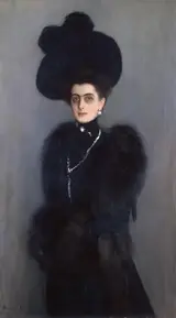 Nikolay Bogdanov-Belsky, Portrait of Maria Abamelek-Lazareva