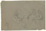 Jean-François de Troy, Studies van mannen en hand