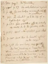 Lorenz Frølich, Autograph notes
