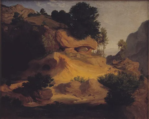 Lorenz Frølich, Landscape near Subiaco, Italy