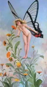 Luis Ricardo Falero, The butterfly