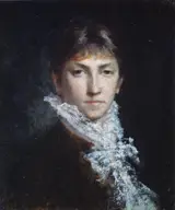 Maria Wiik, Maria Wiik self-portrait